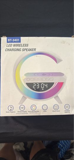 BT-3401 LED Wireless Charging Speaker