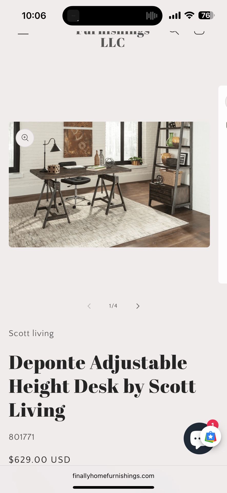 DuPonte Adjustable Desk