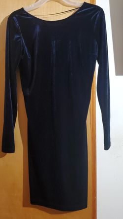 Velvet bodycon dress