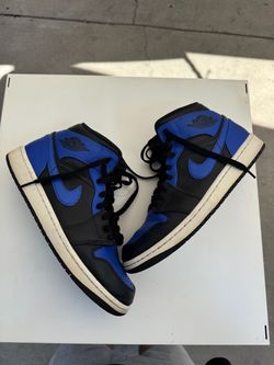 Air Jordan 1 Mid Hyper Royal Black/Blue – Men’s Size 9