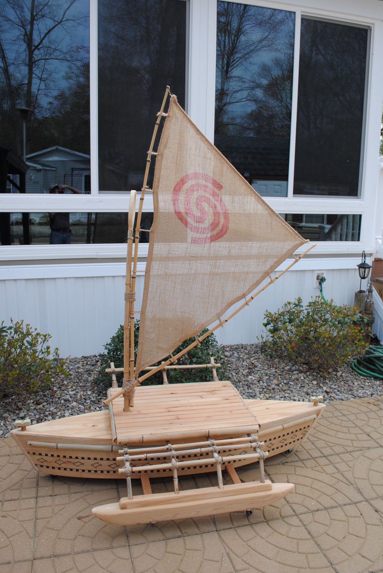 Moana boat- handmade replica— SEE DESCRIPTION & ALL PICS