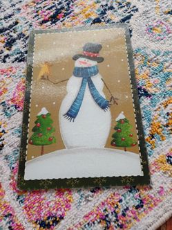 Christmas cutting board