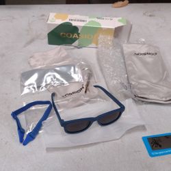 BRWH-B0B58CRCGS  COASION Bendable Flexible Polarized Newborn Baby Sunglasses with Strap for Infant Boys Girls Age 0-12 Months CA8042