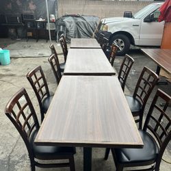 Se Venden 11 Mesas Y 30 Sillas En Perfectas Condiciones