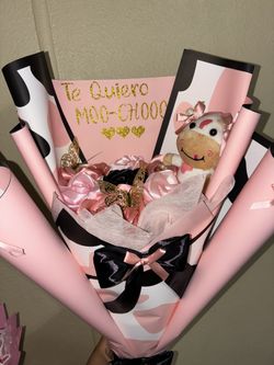 Eternal Roses / Rosas Eternas / Cow Bouquet / Flowers 