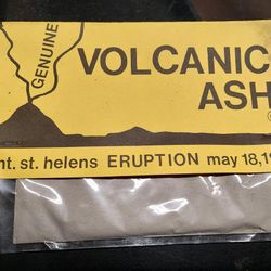 Mount St Helens 1980 Original Volcanic Ash.