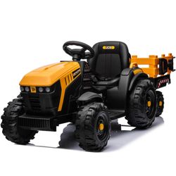 JCB Kids Ride on Tractor, 24 Volt Electric Car Toy for Big Kids BRAND NEW IN BOX NEED GONE!!!