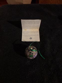 Orient & Flume Art Glass Roses Letter J