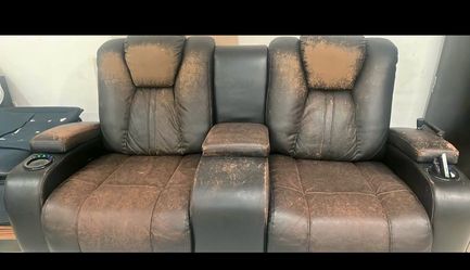 Electric Leather Recliner