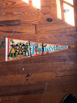 Vintage Pennsylvania Pennant