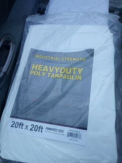 20ft×20ft heavy-duty tarp