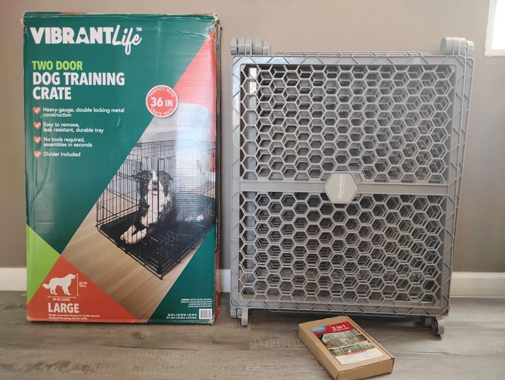 Dog crate and playpen