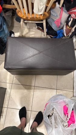 End of the bed seat/storage