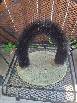 Heater space cleaner brush