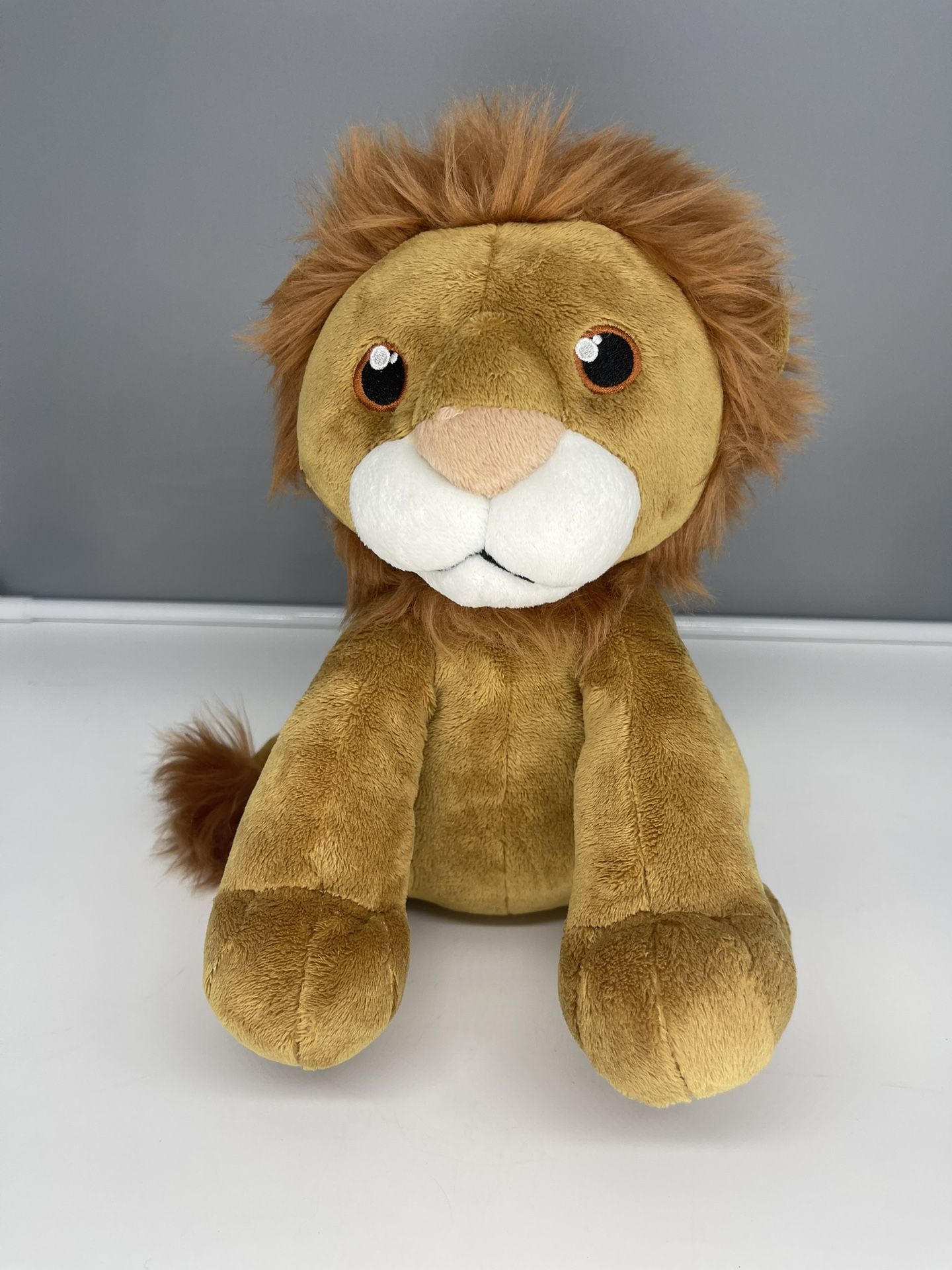 Disney Parks Baby Lion Plush Lion King Stuffed Animal Brown Size 10” Sitting EUC