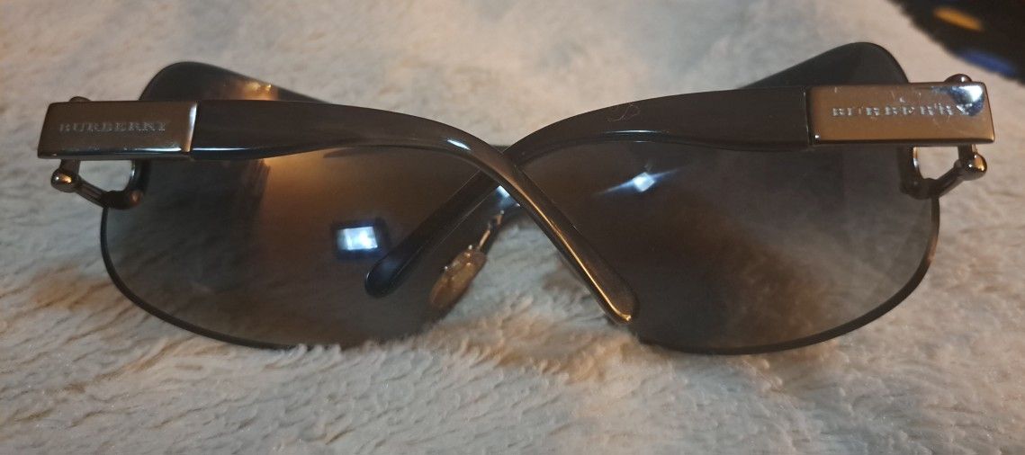 Burberry Unisex Rimlesss Sunglasses B 3014 Sunglasses display picture 2