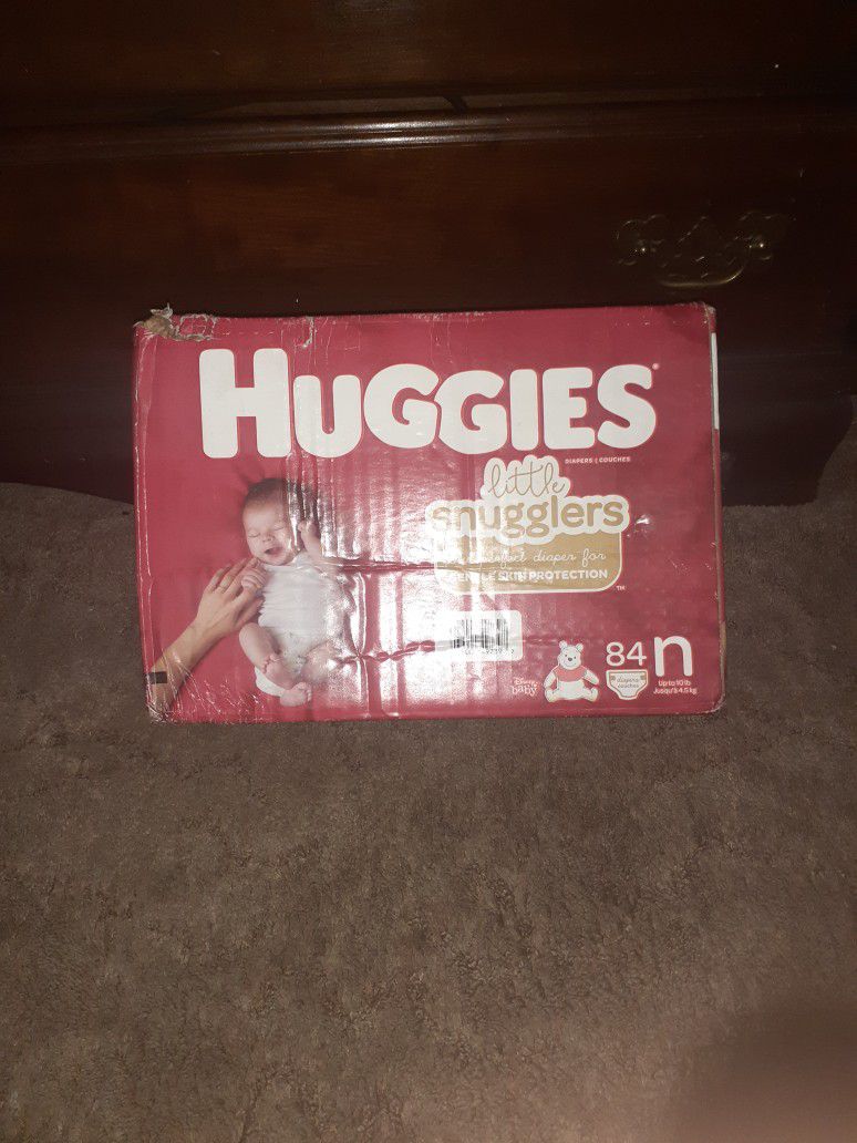 Huggies Diapers New Never Opened Size New Born