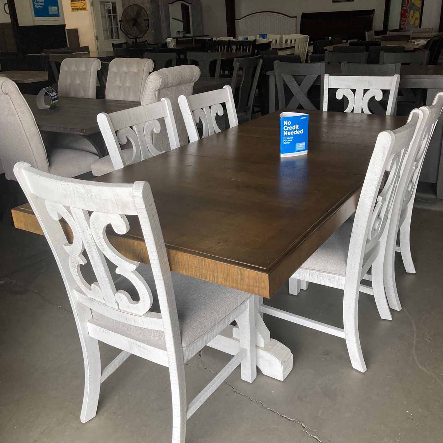 7pc Dining Set. Table With Six Chairs. New! Please See Description 