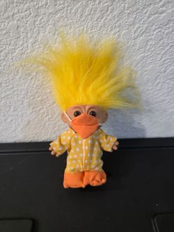 Vintage Russ Berrie Troll Doll 5' Easter Duck Costume