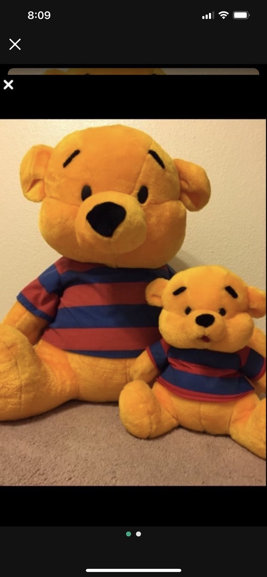 GIANT HUGE WINNIE THE POOH