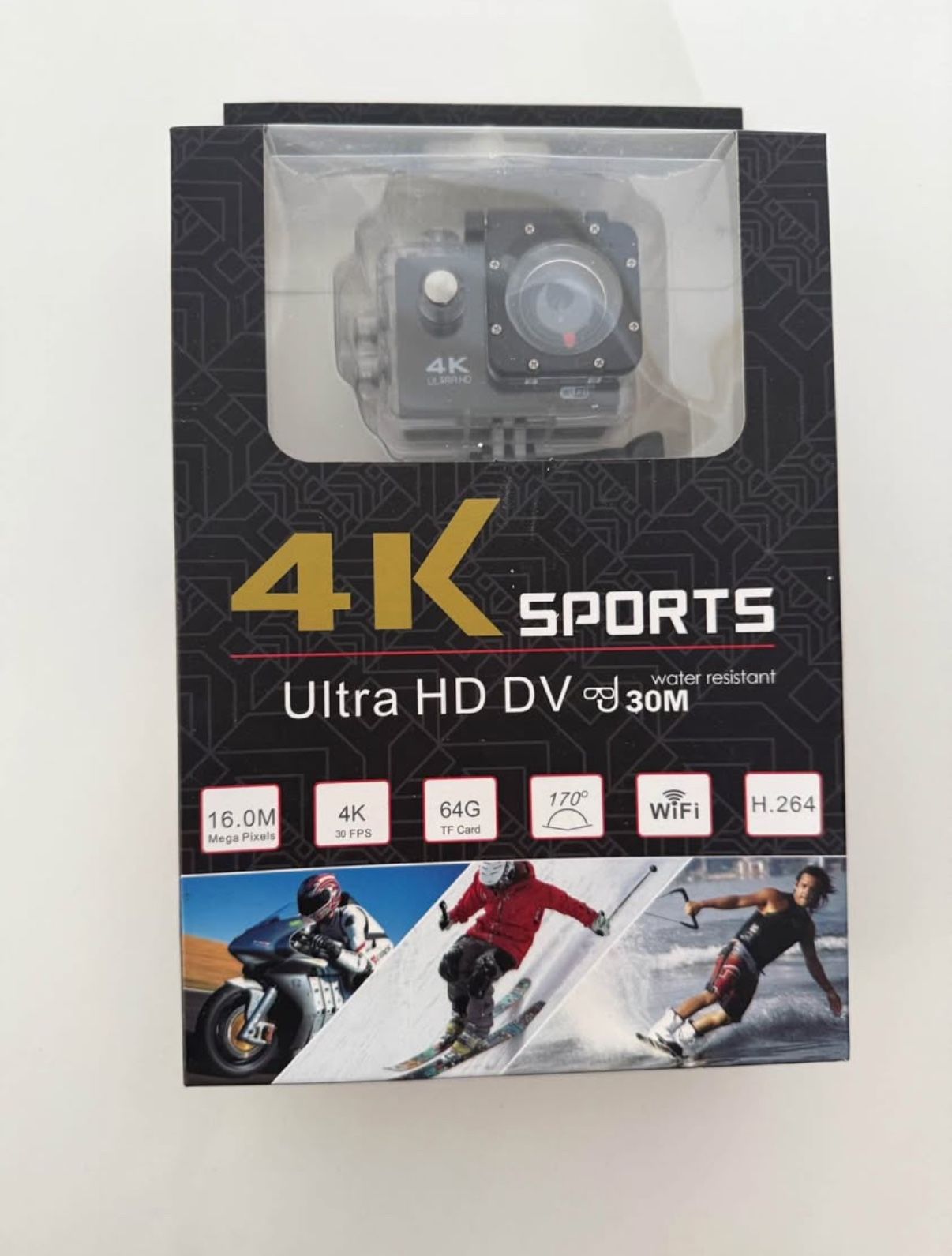 Pro Xtreme 4K Action Camera - Ultra HD Waterproof Camera Video Camera with Wi-Fi, 170° Wide Angle Le