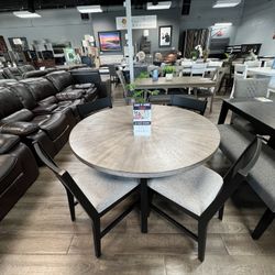 5pc Round Dining Set