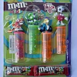M&M's Minis Extreme Sports Pogo Dispensers Collectibles Set of 4