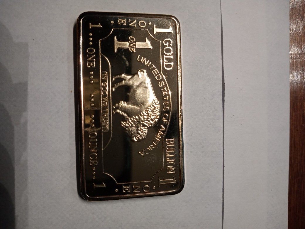 1 Oz Gold Bar