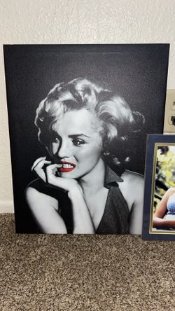 Marilyn Monroe Painting & Poster/Fact Sheet 
