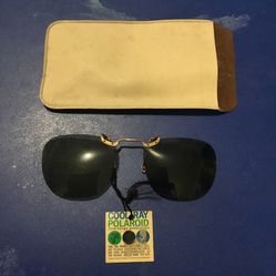 Pair Of Cool Ray Polaroid Clip On Sunglasses