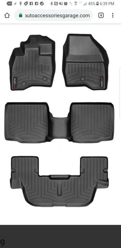 1st, 2nd & 3rd Row Floor Liners ford explorer 2016 up