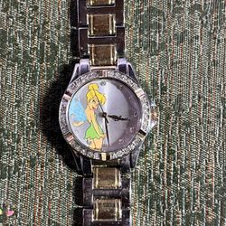 NEW Disney Tinkerbell Watch - Bling Rhinestone Bezel - TK2049