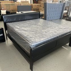 Furniture Mattress Bed Frame Box Spring 