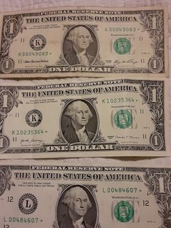Star note bills