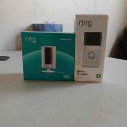 Ring Doorbell Both Never Opened. Outdoor Cam And Indoor Cam. Ring Door Bell 