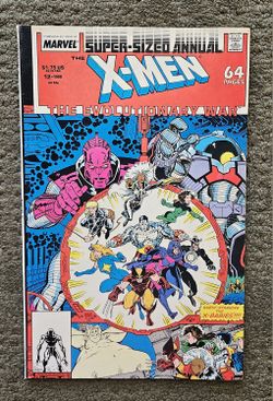 Great Find! Vintage 1988 Marvel Comics X-Men The Revolutionary War Super-Sized Annual