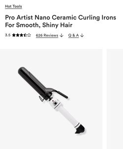 Brand NEW in Original Box Hot Tools Curling iron 1 1/2 Curling Iron