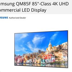 Samsung QM85F 85"-Class 4K UHD Commercial LED Display