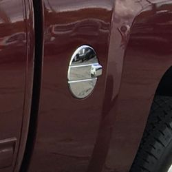Chevy Silverado LTZ chrome fuel door