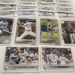 Lot Of 28 Los Angeles Dodgers Baseball Cards $18