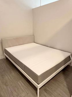 Clean IKEA HAUGESUND queen mattress