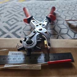 Hole Punch Pliers Kit 6 sizes multipurpose