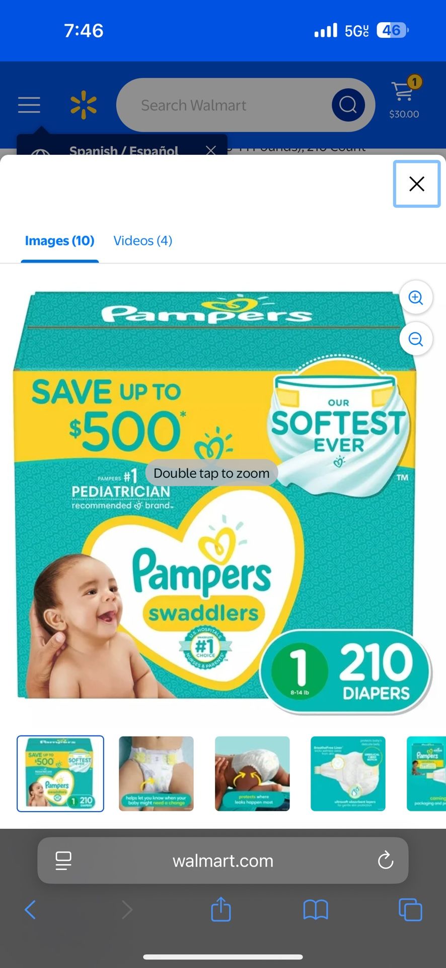 Pampers Size 1