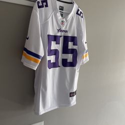 XL Nike Official NFL Vikings White Jersey 