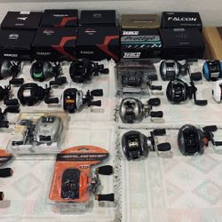 28 Baitcast Reels (NEW) Take Your Pick $20 Each