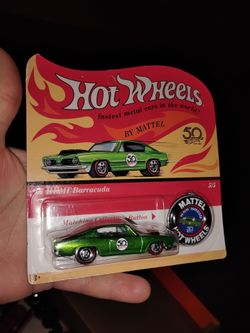 Hotwheels 50 th Anniversary edition 67 Hemi Cuda