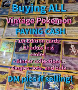 Buying vintage pokemon
