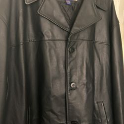Like New Big And Tall Leather Jacket. Thick , Big And Talk 3x . 100 Is A Good Deal . No Less Please Thanks 