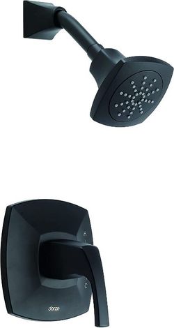 DANZE D501518BSTC 1H Shower Only Trim Kit, Satin Black