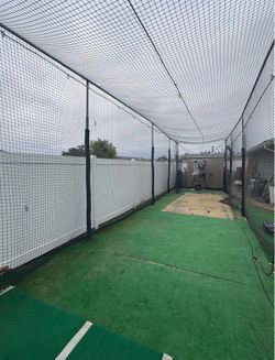 55x12 baseball batting cage net